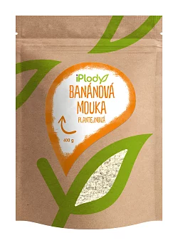 Banánová plantejnová mouka BIO 400g Banánová plantejnová mouka BIO 400g