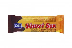 Sójový suk klasik v tmavé polevě 50g Sójový suk klasik v tmavé polevě 50g