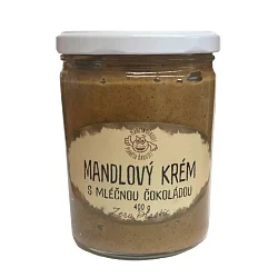 Mandlový krém s mléčnou čokoládou 400g Mandlový krém s mléčnou čokoládou 400g