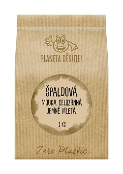 Špaldová mouka celozrnná, jemně mletá Špaldová mouka celozrnná, jemně mletá